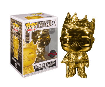 Notorious BIG with Crown Gold Chrome (preorder WALLKY) (Эксклюзив Toy Tokyo) из серии Rocks Music 82