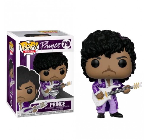 Принс Пурпурный дождь блестящий (Prince Purple Rain Diamond Glitter (Эксклюзив FYE)) из серии Музыканты
