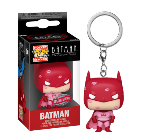 Бэтмен День Святого Валентина брелок (Batman Valentine’s Day Keychain (Эксклюзив Walmart)) из мультика Бэтмен