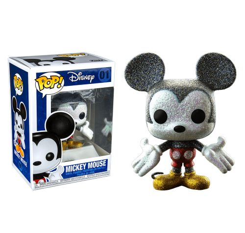 Микки Маус блестящий (Mickey Mouse Diamond Glitter (Эксклюзив Hot Topic)) (preorder WALLKY) из мультиков Дисней