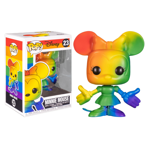 Минни Маус радужная (Minnie Mouse Rainbow Pride (Эксклюзив Funko Shop)) из мультиков Дисней