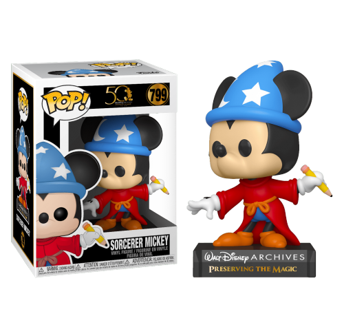 Микки Маус Ученик Чародея Архивы Уолта Диснея (Sorcerer Mickey Mouse Walt Disney Archives) (preorder WALLKY) из мультиков Дисней