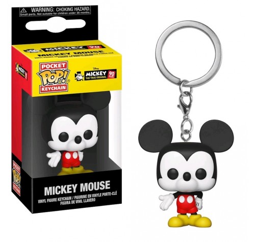 Микки Маус брелок (Mickey Mousey keychain) из серии в честь 90-летия Микки Мауса