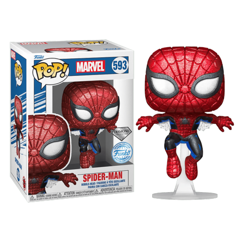 Человек-паук первое появление блестящий (Spider-Man First Appearance Diamond Glitter (preorder WALLKY) (Эксклюзив Box Lunch)) из серии 80 лет Марвел