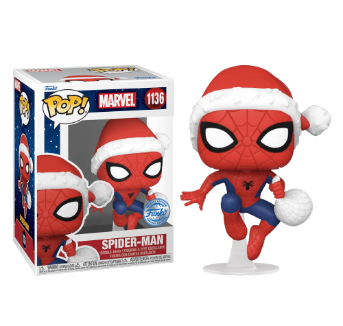 Человек-Паук в шапочке Санты (Spider-Man in Hat (preorder WALLKY) (Эксклюзив Amazon)) из комиксов Марвел