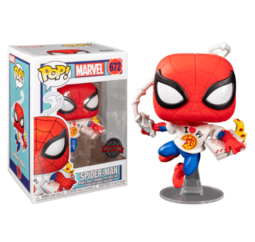 Человек-Паук с пиццей (Spider-Man with Pizza (Эксклюзив Box Lunch)) из комиксов Марвел
