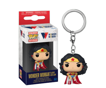 Wonder Woman Classic with Cape 80th Anniversary keychain (preorder WALLKY) из комиксов DC Comics