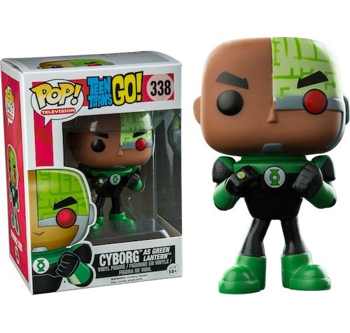Киборг Зеленый Фонарь (Cyborg Green Lantern (Эксклюзив)) из мультика Юные титаны, вперед!