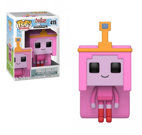 Принцесса Бубльгум в стиле Майнкрафт (Princess Bubblegum Minecraft Style) (preorder WALLKY) из мультика Время приключений