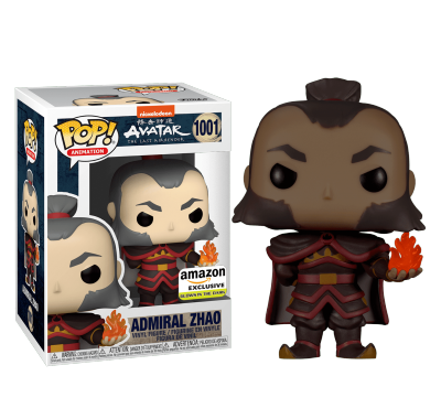 Адмирал Джао с фаерболом светящийся со стикером (Admiral Zhao with Fireball GitD (Эксклюзив Amazon)) из мультсериала Аватар: Легенда об Аанге