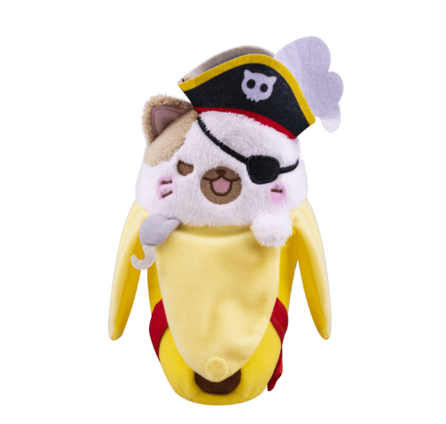Пират Бананя плюш (Pirate Bananya Plush) из мультсериала Бананя