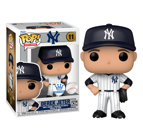 Дерек Джетер Нью-Йорк Янкиз со стикером (Derek Jeter New York Yankees (Эксклюзив Funko Shop)) из серии Бейсбол
