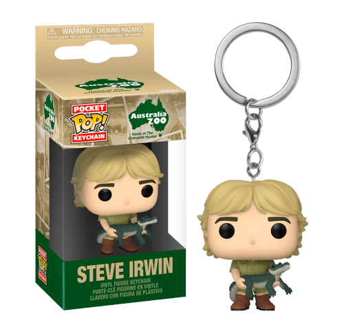 Стив Ирвин брелок (Steve Irwin keychain) (preorder WALLKY) из сериала Охотник на крокодилов