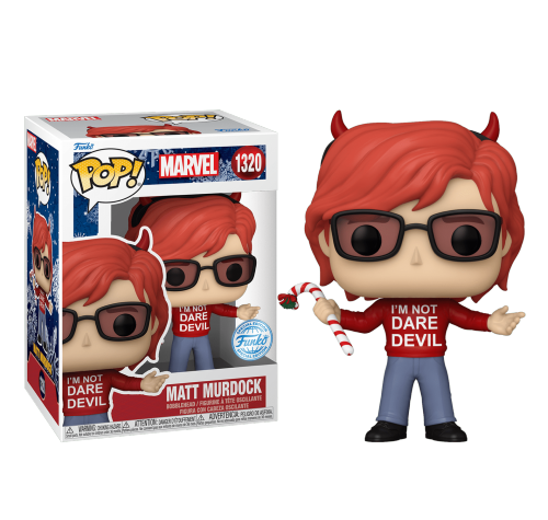 Сорвиголова Мэтт Мердок Праздники (Daredevil "I'm Not Dare Devil" Matt Murdock Holiday (PREORDER USR) (Эксклюзив Hot Topic)) из комиксов Марвел