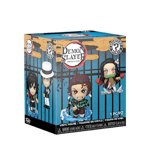 Истребитель демонов Мистери минис ЗАКРЫТАЯ коробочка (PREORDER EarlyAug24) (Demon Slayer Mystery Minis BLIND Box) из аниме Истребитель демонов