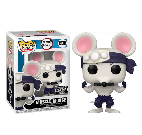 Мышь Узуй Тенгена со стикером (Muscle Mouse (Эксклюзив Entertainment Earth)) из аниме Истребитель демонов