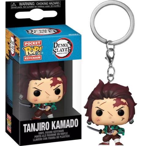 Танджиро Камадо с повреждениями брелок (Tanjiro Kamado Battle Damaged keychain (preorder WALLKY)) из аниме Истребитель демонов