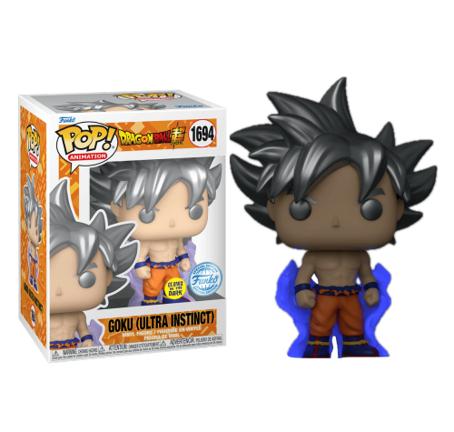 Гоку Ультра Инстинкт светящийся (Goku Ultra Instinct (Эксклюзив Hot Topic)) из аниме сериала Драконий жемчуг Супер: Супергерой