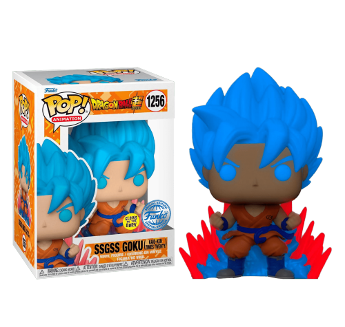 Супер Саян Бог Супер Саян Гоку Кайо-кен X20 светящийся PREORDER EarlyDec23 (SSGSS Goku Kaio-ken Times Twenty GitD (Эксклюзив BoxLunch)) из аниме сериала Драконий жемчуг Супер