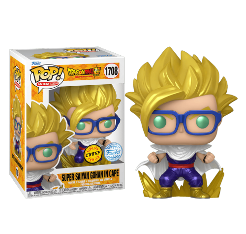 Супер Сайян Гохан в плаще металлик (Super Saiyan Gohan in Cape metallic (Chase, Эксклюзив Chalice Collectibles)) из аниме сериала Драконий жемчуг Супер: Супергерой