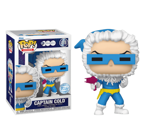 Капитан Холод (Captain Cold (Эксклюзив Funko Shop)) (preorder WALLKY) из комиксов ДС Комикс