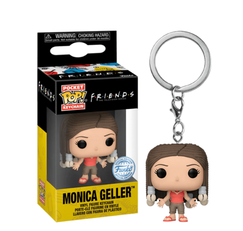 Моника Геллер с косичками брелок (Monica Geller with Braids keychain (Эксклюзив Walmart)) (preorder WALLKY) из сериала Друзья
