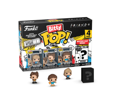 Rachel, Chandler, Ross and Mystery Bitty 4-Pack (PREORDER EarlyMay242) из сериала Friends