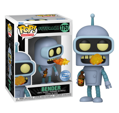 Бендер (Bender with Fire Breath (Эксклюзив Specialty series)) (PREORDER EndDec24) из мультика Футурама