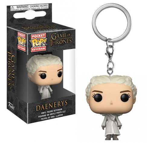 Дейенерис Таргариен в белом брелок (Daenerys Targaryen White Coat keychain) из сериала Игра престолов