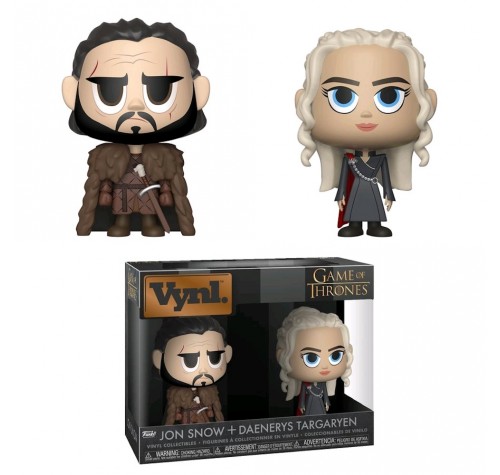 Джон Сноу и Дейенерис Таргариен Винл. (Jon Snow and Daenerys Targaryen Vynl.) (preorder WALLKY) из сериала Игра Престолов HBO