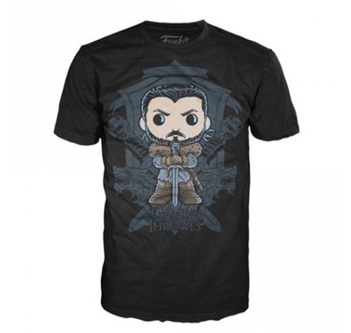 Джон Сноу майка (Jon Snow Crest T-Shirt (размер M)) из сериала Игра престолов
