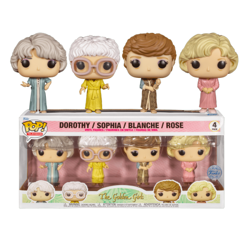 Роуз, Дороти, Бланш и София (Rose, Dorothy, Blanche and Sophia 4-pack (Эксклюзив Walmart)) (preorder WALLKY) из сериала Золотые девочки