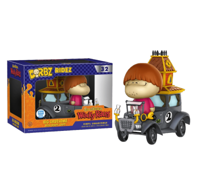 Биг Грюсом на Ужасном купе (Big Gruesome with Creepy Coupe Dorbz Ridez (Эксклюзив Funko Shop)) из мультиков Дурацкие гонки Ханна-Барбера
