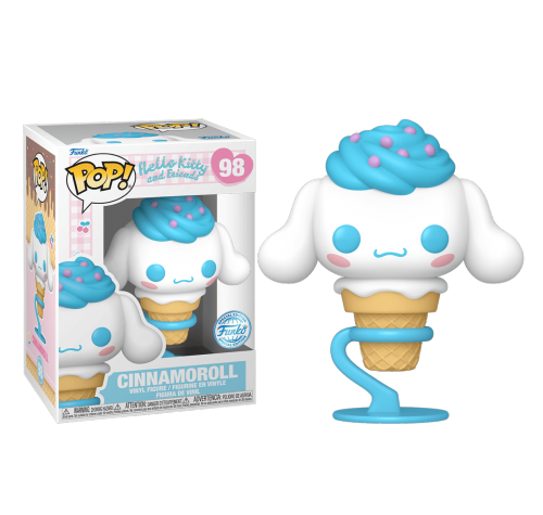 Синнаморолл мороженое (PREORDER EndMay25) (Cinnamoroll as Ice Cream Cone (Эксклюзив Target)) из сериала Приключения Хелло Китти и друзей Санрио