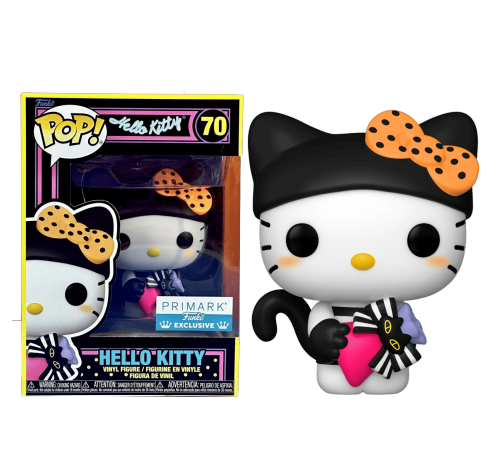 Хеллоу Китти Хэллоуин со стикером Primark (Hello Kitty Halloween Blacklight (Эксклюзив)) из серии Хеллоу Китти Санрио