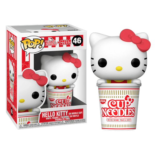 Хеллоу Китти в стаканчике с лапшой (Hello Kitty in Noodle Cup) из серии Санрио x Ниссин