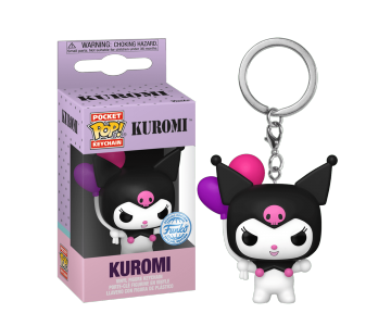 Kuromi with Balloons keychain (Эксклюзив Hot Topic) (PREORDER EndNov24) из серии Sanrio