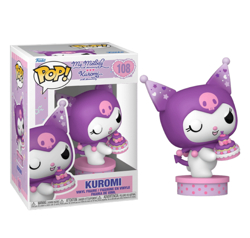Куроми с тортом (Kuromi with Cake) (preorder MidJuly25) из сериала Приключения Хелло Китти и друзей Санрио