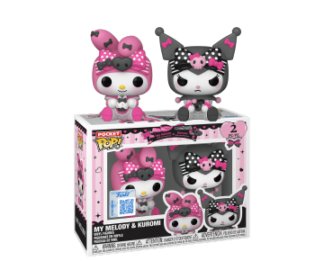 My Melody and Kuromi Pocket POP! 2-pack (PREORDER MidOct25) (Эксклюзив Funko Shop) из сериала Hello Kitty and Friends Sanrio
