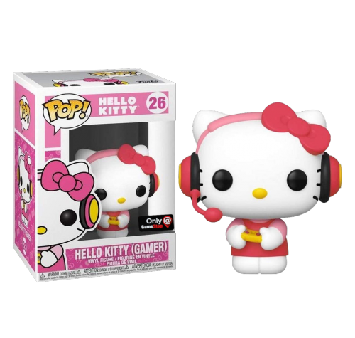 Хеллоу Китти геймер со стикером (Hello Kitty Gamer (Эксклюзив GameStop)) из серии Хеллоу Китти Санрио