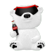Кока-Кола Белый Медведь флокированный (Coca-Cola Polar Bear flocked (Эксклюзив Amazon)) из серии Маскоты