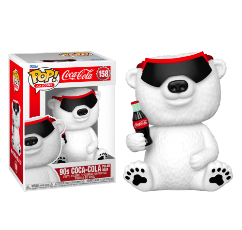 Кока-Кола Белый Медведь в очках (Coca-Cola Polar Bear with glasses) из серии Маскоты