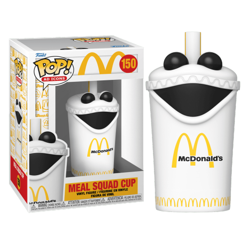 Гамбургер Отряд Еды Стаканчик (McDonalds Meal Squad Cup) (preorder WALLKY) из серии Маскоты