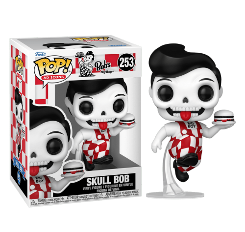Боб Скелет символ ресторанов Bob's Big Boy (Skull Bob Bob's Big Boy) (PREORDER MidNov25) из серии Маскоты