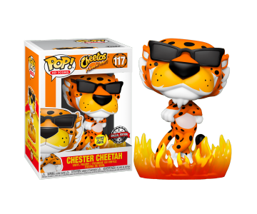 Cheetos Chester Cheetah with Flames GitD (Эксклюзив Box Lunch) из серии Ad Icons