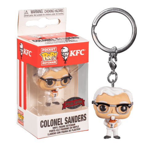 KFC Полковник Сандерс брелок (KFC Colonel Sanders keychain (Эксклюзив Hot Topic)) из серии Маскоты