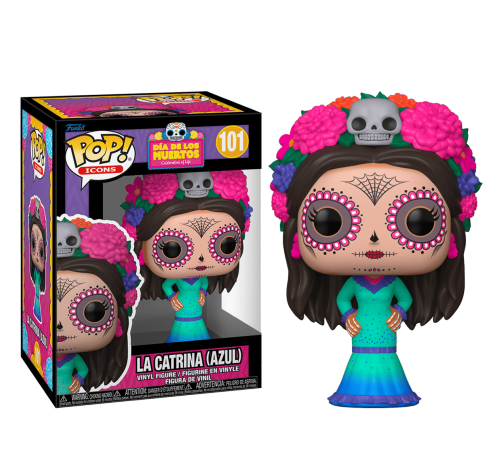 Катрина Муэрте День мертвых (La Catrina Azul Dia De Los Muertos) (PREORDER MidNov25) из серии Кумиры