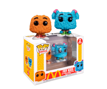 McDonalds Fry Kids Orange and Blue 2 pack (preorder WALLKY) из серии Icons