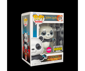 Panda Flocked со стикером (Эксклюзив Entertainment Earth) из аниме Jujutsu Kaisen 1374