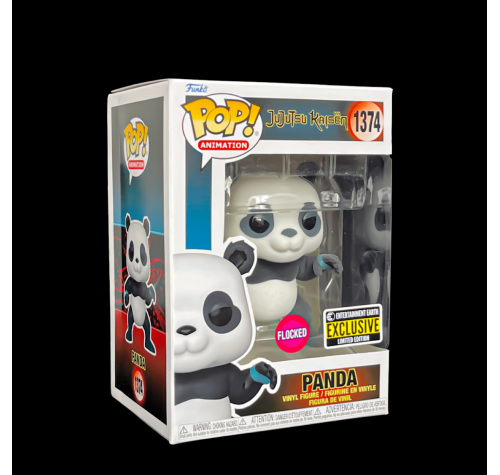 Панда флокированный (Panda Flocked со стикером (Эксклюзив Entertainment Earth)) из аниме Магическая Битва